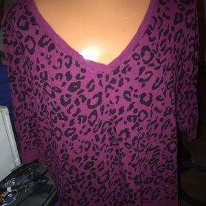 Leopard print top